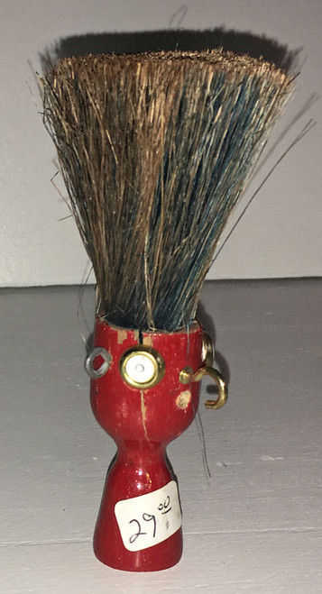RED - SHAVING BRUSH MAN by Steve Meadows
