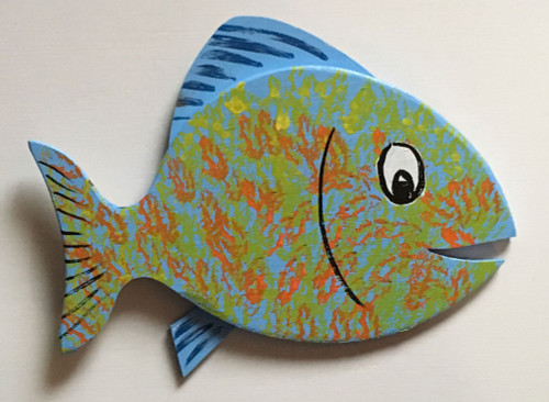 HAPPY FISH #17 by Steve Knight -