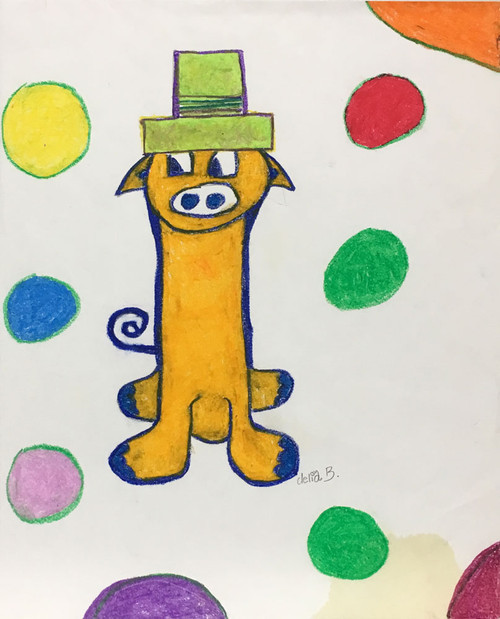 THE PUDGEY PIG by Delia