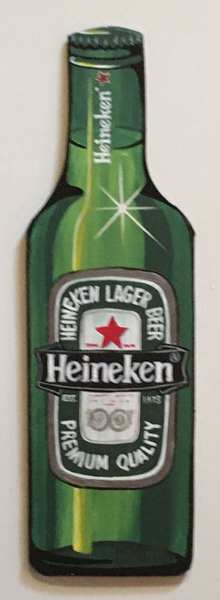 HEINEKEN BEER BOTTLE - Wall Hanger by Heidi Wolfe - Possum County