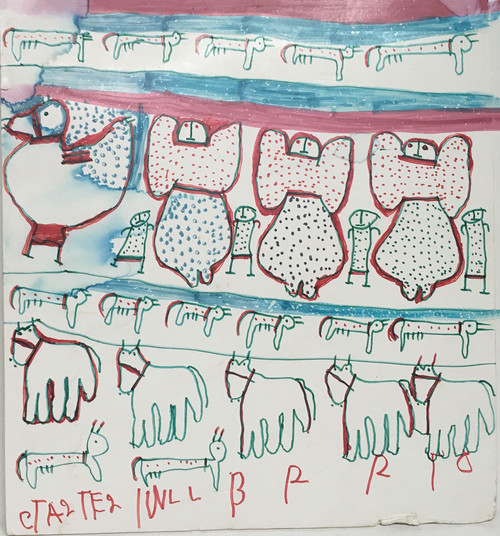 PEOPLE, DUCK, ANGELS, HORSES DOGS, COWS? by Carter Wellborn