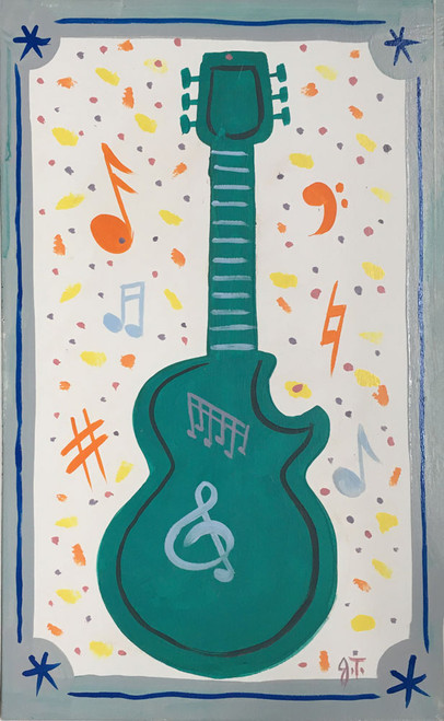 GUITAR PAINTING by John Taylor