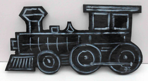 Wood Train Cut-Out by John Taylor -