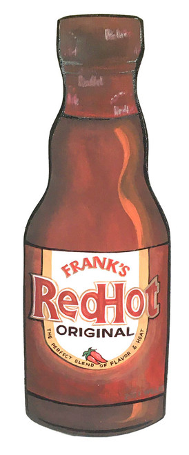 FRANKS RED HOT SAUCE BOTTLE by Heidi Wolfe