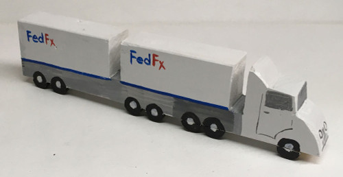 FED-EX DOUBLE BOTTON SEMI by Eddie Armstrong - NOW ONLY $25