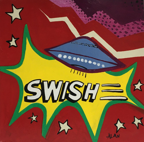 "SWISH" SPACE SHIP -  by Alan