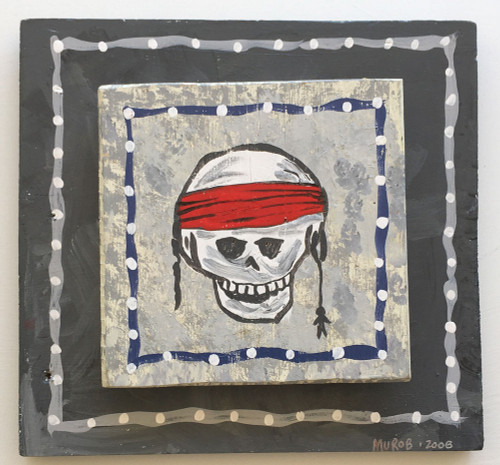 HEAVY SKULL w/ RED SCARF - Dated 2006