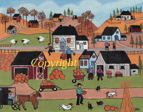 FALL in the AMISH VILLAGE by Ellie - Was $95 - Now $60