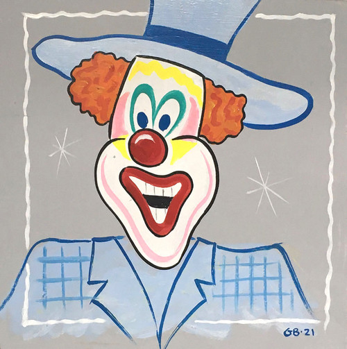 COLORFUL CLOWN PAINTING (#1)