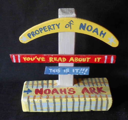 Noah Ark Arc Signpost by George Borum -