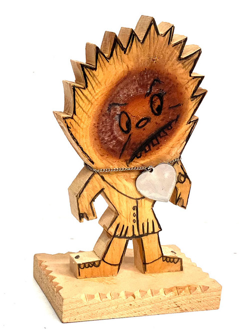 GIRL WITH HEART CHARM #55