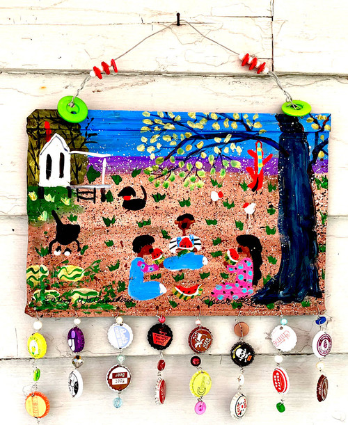 EATING WATERMELONS by Jessie Lavon.-