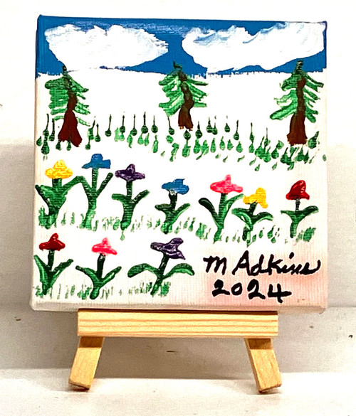 FLOWER GARDEN (5) BY MINNIE ADKINS