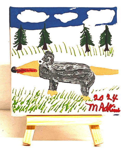 POSSUM PAINTING (10) BY MINNIE ADKINS