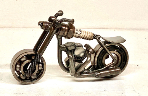 MOTORCYCLE WHIMSICAL SPARKPLUG MOTORCYCLE