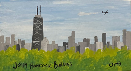 JOHN HANCOCK BUILDING  CHICAGO by Otto