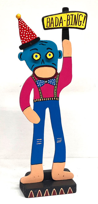 BADA-BING - MONKEY STAND UP -  16" tall by Willard J
