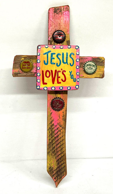 CROSS - JESUS LOVES YOU (#17) by Willard J--NOW ONLY $20