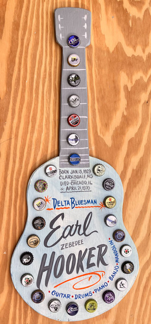 EARL HOOKER GUITAR WALL HANGER