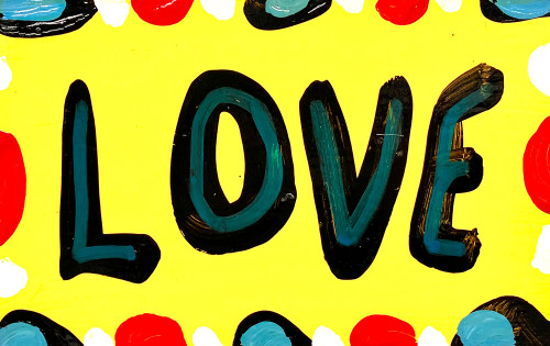 LOVE SIGN - 8" x12" by BEBO. #10