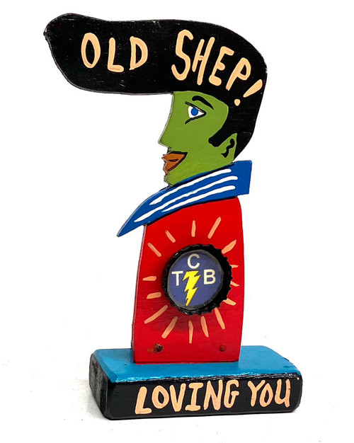 ELVIS CUTOUT STAND-UP - 6" - by Willard J