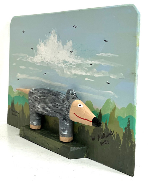 3-D. POSSUM CARVING and DISPLAY (5) by Minnie & George