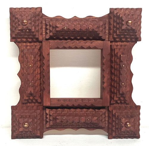 TRAMP ART FRAME (J-2) by Geo G Borum