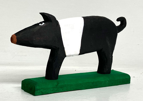 PIG CARVING by Minnie Adkins (#6) -  10"long
