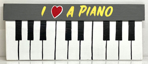 I LOVE A PIANO - WALL PLAQUE