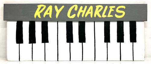 RAY CHARLES PIANO WALL PLAQUE