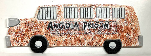 ANGOLA Louisiana PRISON BUS (#10) by George Borum