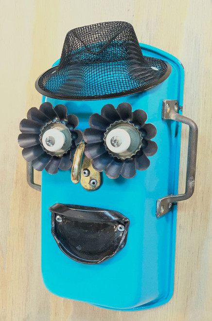 BLUE PAN HEAD  (#3) by Steve Meadows