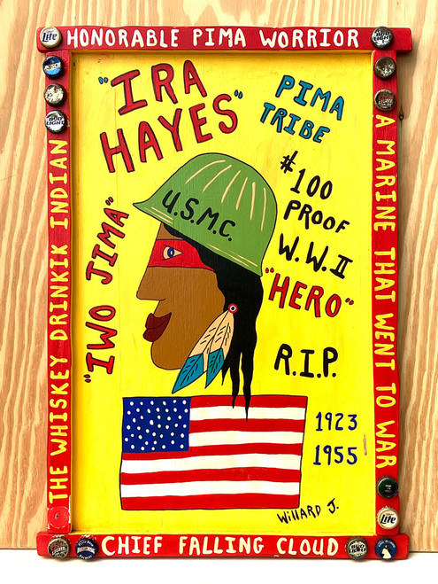 IRA HAYES - WWII - IWO JIMA WAR HERO - PIMA INDIAN -- by Willard J