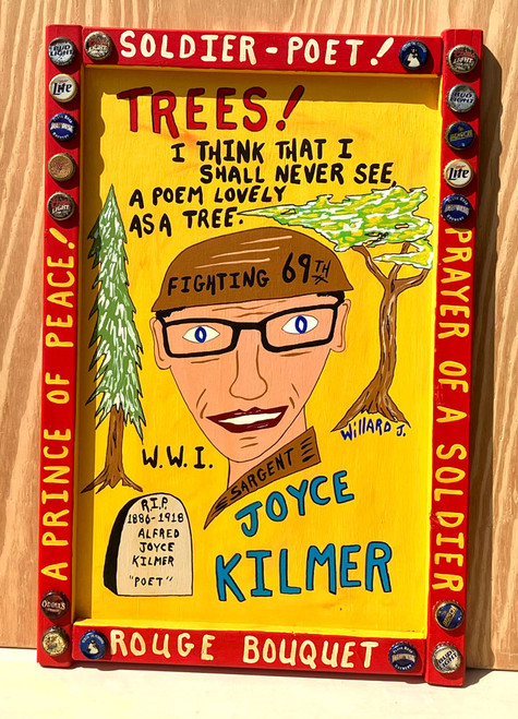 WWI HERO -JOYCE KILMER - SOLDIER POET that wrote the poem "TREES"
