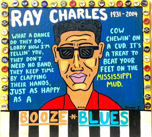 RAY CHARLES - BOOZE & BLUES - with "Mississippi Mud" song lyrics by Willard J