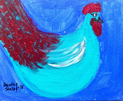 MOMMA'S CHICKEN BY DOROTHY SHELBY. (12)