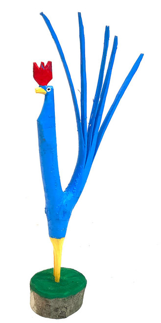 BLUE TREE LIMB ROOSTER. (25) by Minnie Adkins