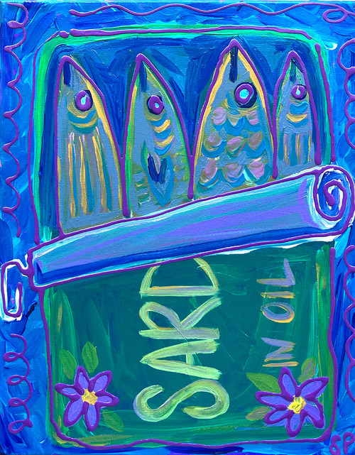 SARDINES and SWEET VIOLETS by Sarah Phelps