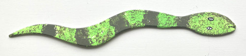 GREEN SNAKE (#53) - - 18" Long by Eddie Armstrong