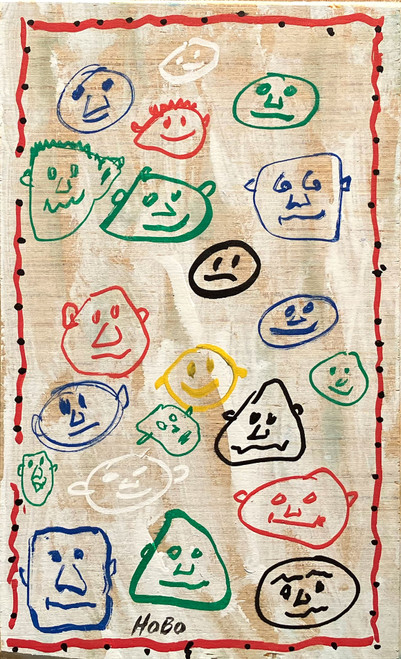 LOTS of RAW FACES - (5)- by HOBO BOB
