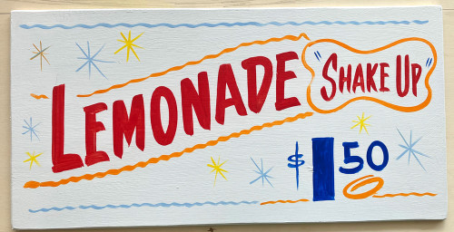 LEMONADE SHAKE-UP - Carnival - Circus SIGN
