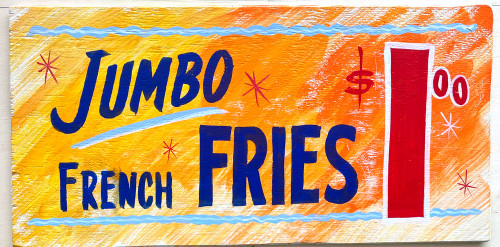 FRENCH FRIES  SIGN---Carnival or Circus