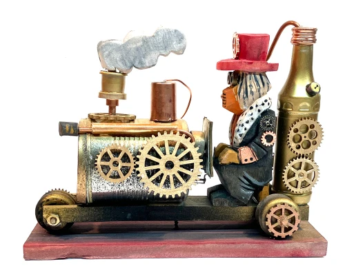 STEAMPUNK STEAM ENGINE by Butch Winchar