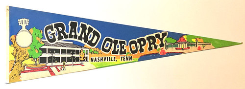 GRAND OLD OPRY - Nashville TN  - Colorful  Felt Pennett