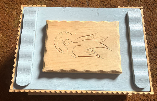 TRAMP ART TREASURE BOX #3. --  By GEO G BORUM