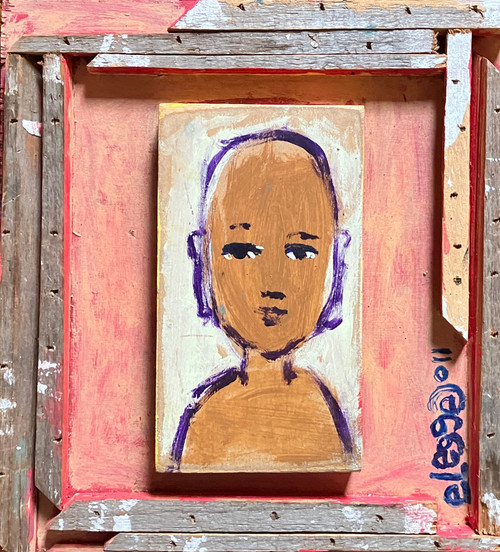 SMALLER PAINTING - in Artist Made Frame