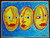 THREE FACES  - Original Acrylic Painting  - by Jon Stucky
