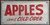 APPLES & Cider SIGN by George Borum