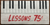 PIANO LESSONS 75¢ - Old Time Sign by George Borum