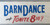 BARN DANCE - Old Time Sign - Blue Letters